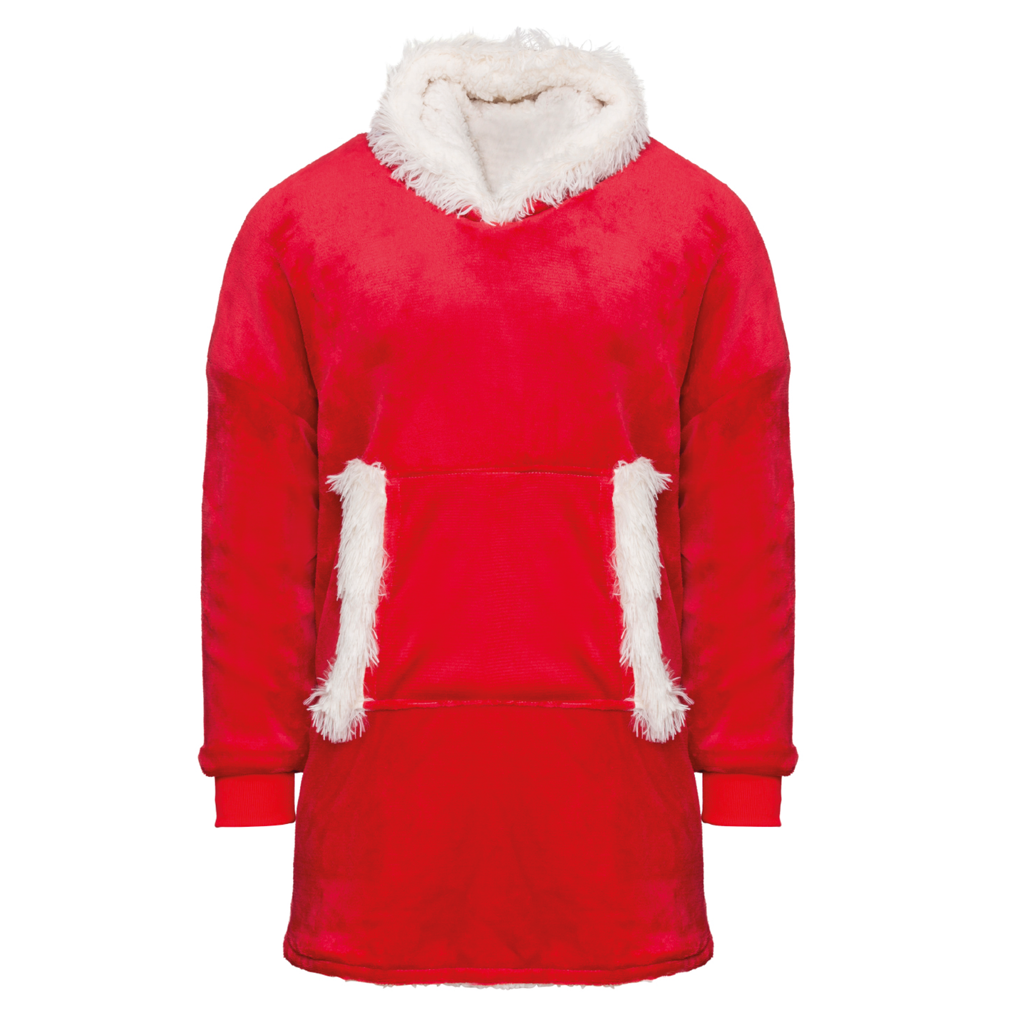 Kids Personalised Embroidered Oversized Cosy Blanket Sherpa Hoodie - UNISEX