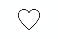OUTLINE LOVE HEART ICON